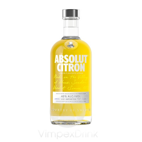 Pernod Absolut Citron vodka 0,7l 40%-DRS