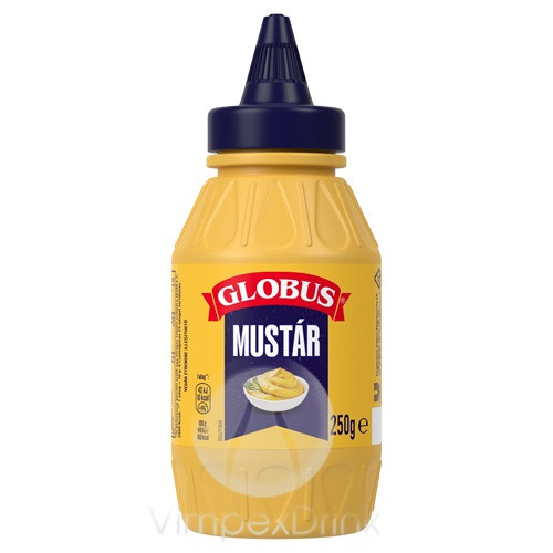 GLOBUS MUSTÁR FLAKONOS 250G