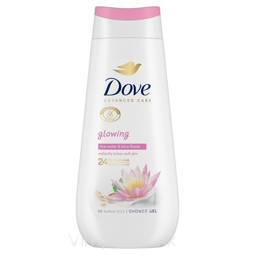 Dove tusfürdő 225ml Adv.Care Glowing