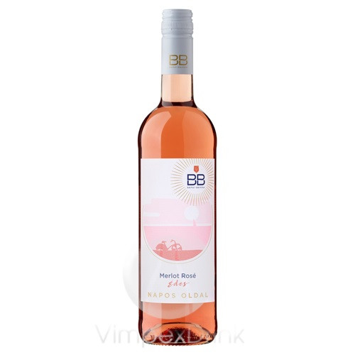 BB Napos oldal Merlot Rosé édes0,75l-DRS